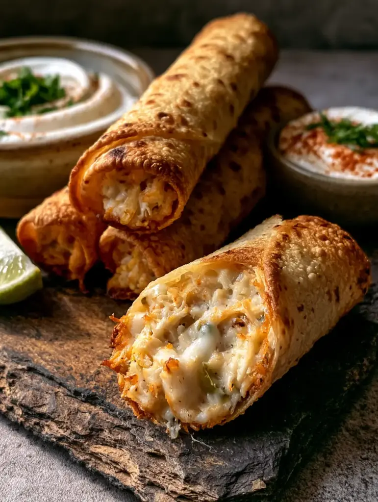 Chicken Taquitos: The Ultimate Shatter-Crispy Rotisserie Recipe 2 Macro view of extra-crispy chicken taquitos showing the micro-bubbles on the corn tortilla surface. (chicken taquitos)