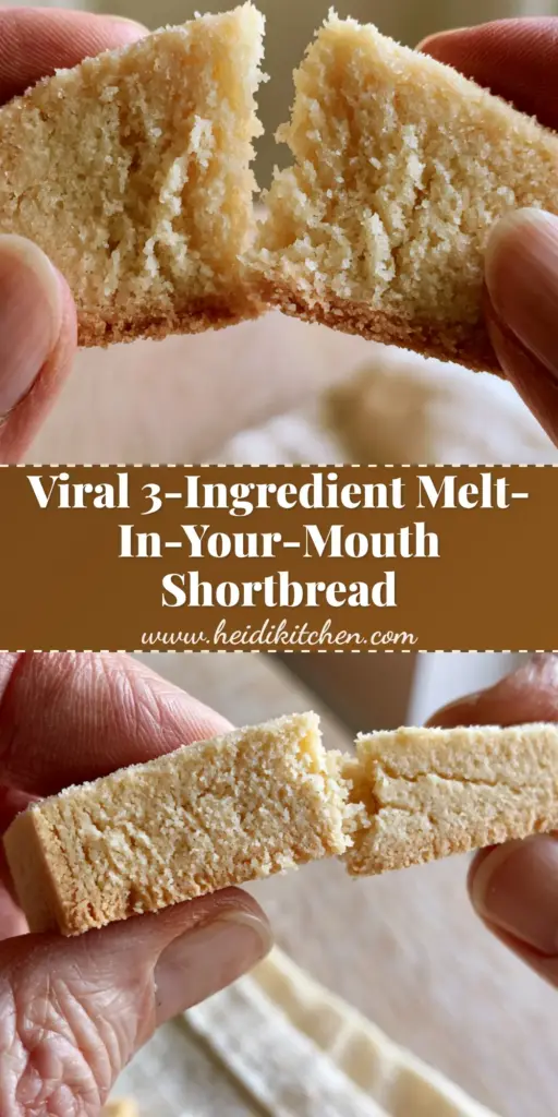 shortbread cookies recipe: The Ultimate Buttery Snap and Sandy Crumb 4 A handheld smartphone photo showing a thick shortbread cookie being snapped in half to reveal a sandy crumb. (shortbread cookies recipe)