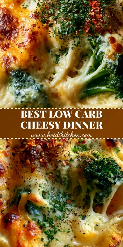 Broccoli Cheddar Stuffed Spaghetti Squash: The Ultimate Cheesy Comfort Food 3 A close-up overhead shot of a broccoli cheddar stuffed spaghetti squash boat with melted cheese and red pepper flakes.
