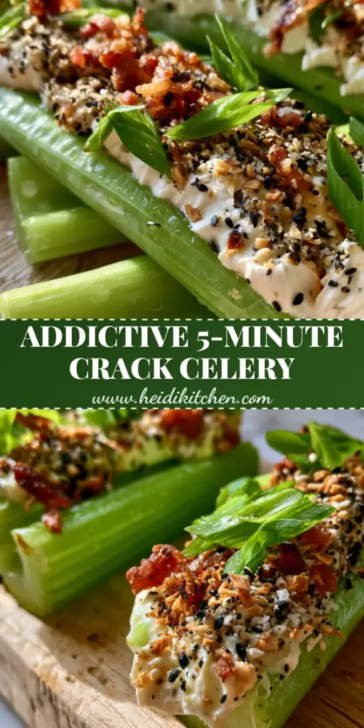 Stuffed Celery Sticks with Whipped White Cheddar and Crispy Bacon 4 A handheld photo of stuffed celery sticks on a wood board, featuring whipped cream cheese, white cheddar, crispy bacon, and everything bagel seasoning.